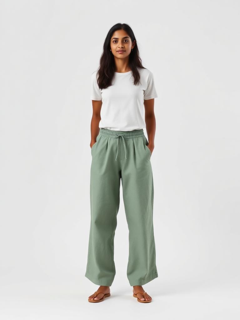 Baggy Lower — Sage