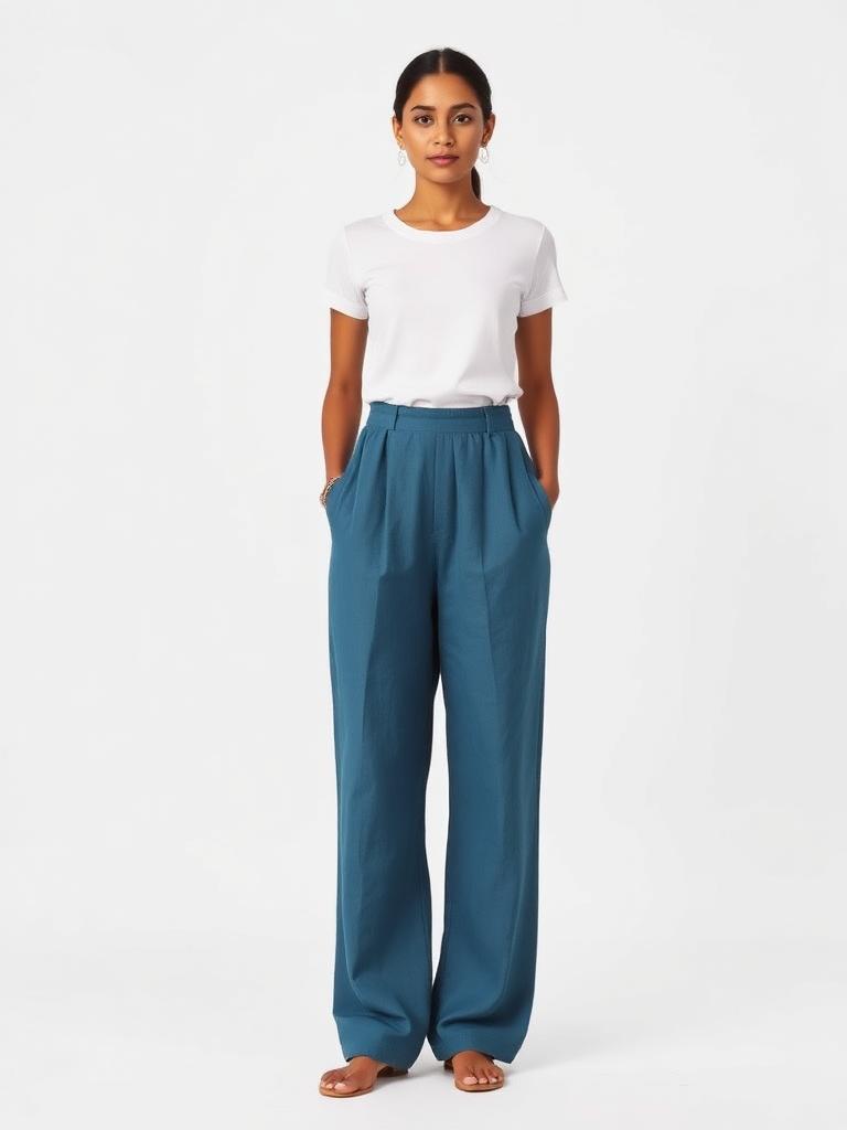 Baggy Lower — Slate Blue