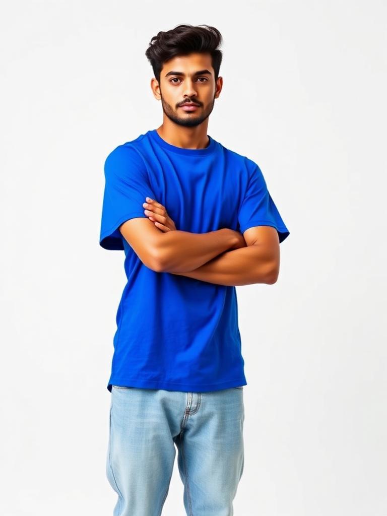 Heavyweight Tee — Cobalt